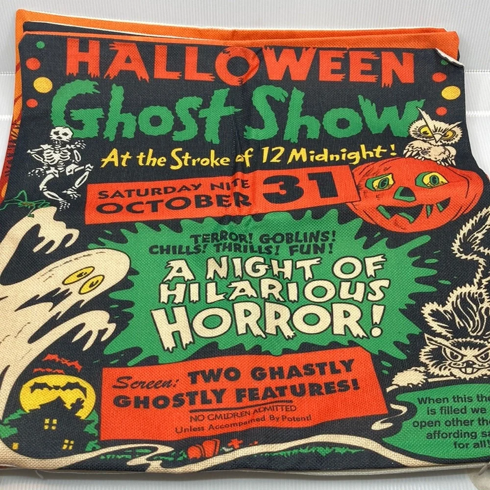 Halloween Themed set of 4 Pillow Covers S152 & 153